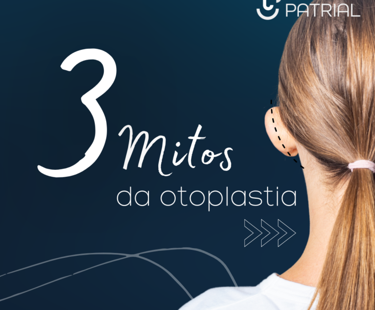 Mulher com orelha de abano