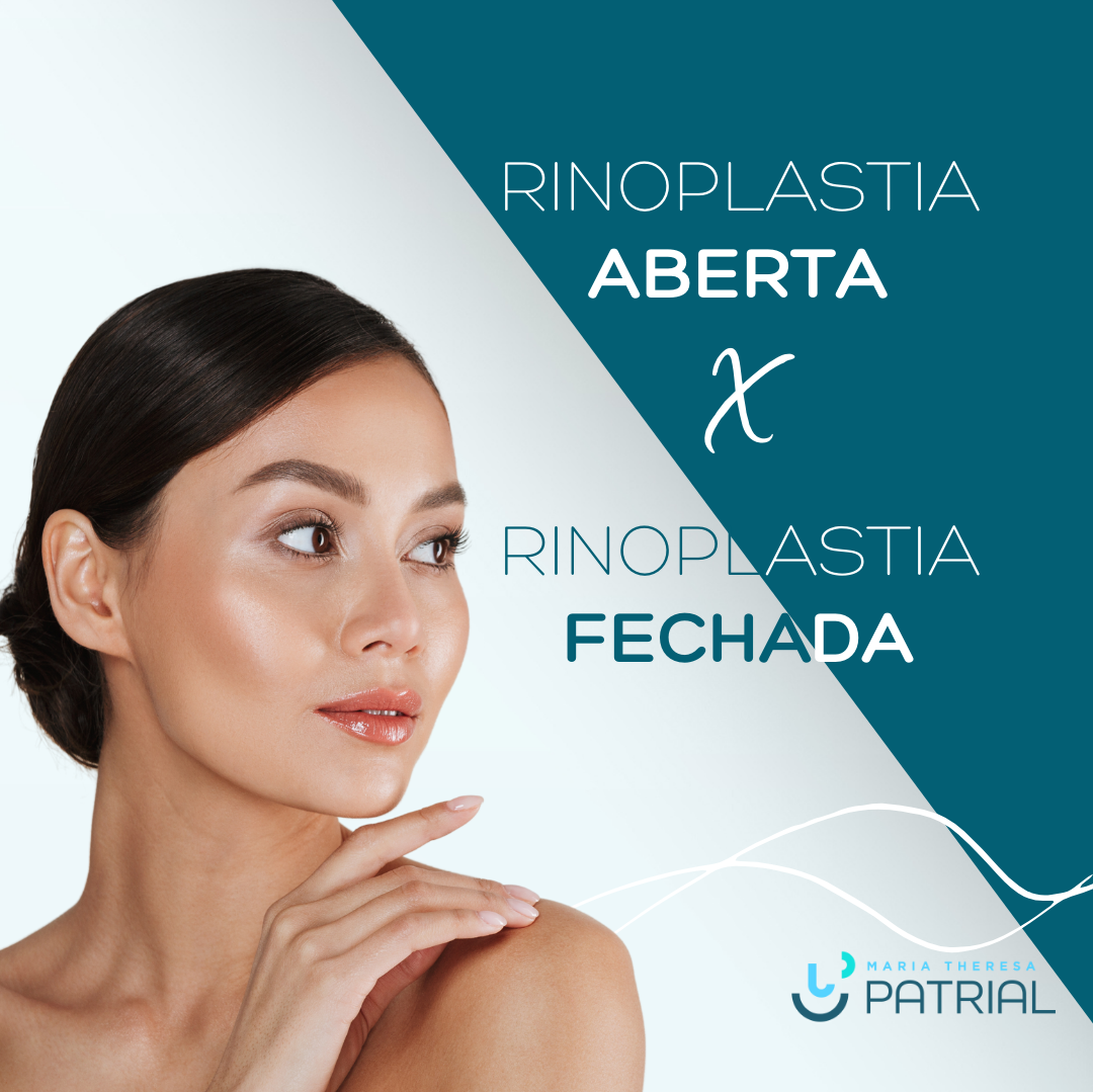 Mulher com rinoplastia